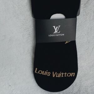 No-show Black and Beige unisex socks Women Size 7-9